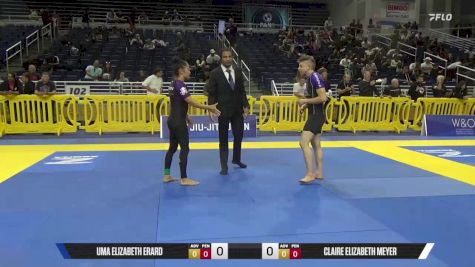 Claire Elizabeth Meyer vs Uma Elizabeth Erard 2025 Pan IBJJF Jiu-Jitsu No-Gi Championship