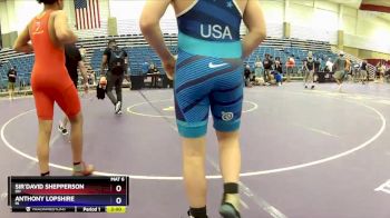 150 lbs 5th Place Match - Sir`David Shepperson, OH vs Anthony Lopshire, IN