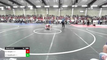 101 lbs Consi Of 8 #2 - Damaris Vargas, Basehor Bobcats Wrestling vs Zanea Hazelbush, Rifle