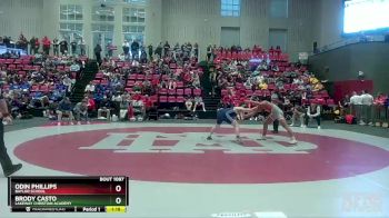 160 lbs Quarterfinal - Odin Phillips, Baylor School vs Brody Casto, Lakeway Christian Academy