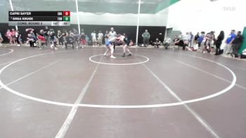 110 lbs Cons. Round 3 - Drea Kruse, The Best Wrestler vs Capri Sayer, 308 Wrestling Academy
