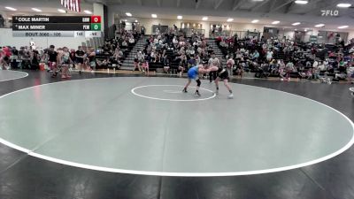 105 lbs Cons. Round 5 - Cole Martin, Greater Heights Wrestling vs Max Miner, Prodigy Elite Wrestling