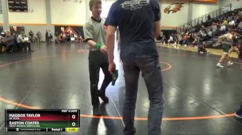 N-21 lbs Quarterfinal - Maddox Taylor, DC Elite vs Easton Coates, West Branch Wrestling