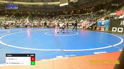 100 lbs Consi Of 8 #1 - Layten Cross, Brushy Wrestling Club vs Markus Reyes-Galdamez, TEAM PRIDE ACADEMY