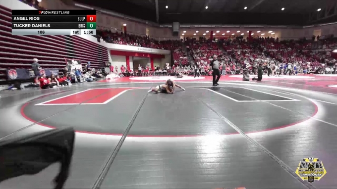 Angel Rios Dc 106 lbs Quarterfinals (8 Team) - Angel Rios, SULPHUR vs Tucker Daniels ...