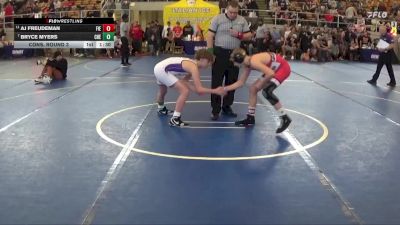 108 lbs Cons. Round 3 - Bryce Myers, Chesapeake vs Aj Freudeman, Field