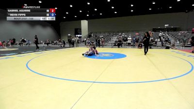 132 lbs Semis - Gabriel Aguirre, OK vs Revin Fipps, OK