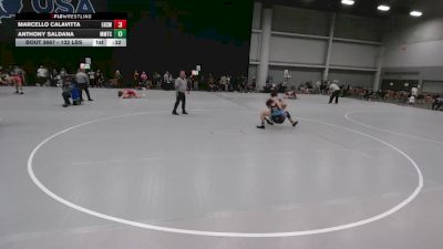 132 lbs Cons. Rd Of 32 - Marcello Calavitta, Esperanza High School Wrestling vs Anthony Saldana, MTC - MANTANONA TRAINING CENTER