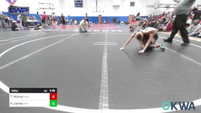 85 lbs Semifinal - Tehya Myhre, Duncan Demon Wrestling vs Kataleena Carter, HBT Grapplers