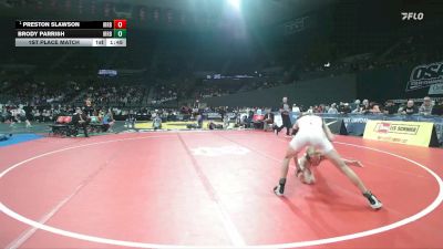 2A/1A Boys 138 1st Place Match - Preston Slawson, Irrigon Boys vs Brody Parrish, Irrigon Boys