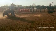 Mason Bowen Stays Strong At Fort Scott College Rodeo