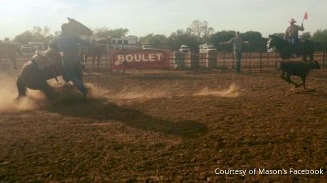 Mason Bowen Stays Strong At Fort Scott College Rodeo
