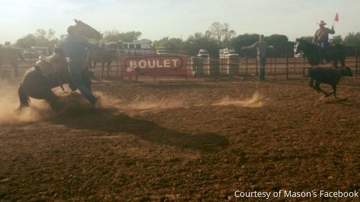 Mason Bowen Stays Strong At Fort Scott College Rodeo