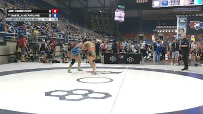 170 lbs Cons. Sub-quarters - Areli Rodriguez, California vs Isabella McFarlane, Florida