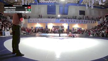 120 lbs 1st Place Match - Gracie Price, Thunder Ridge vs Emma Younger, Post Falls High School