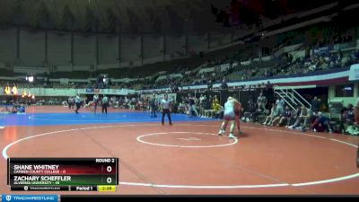 285 lbs Round 2 (3 Team) - Zachary Scheffler, Alvernia University vs Shane Whitney, Camden County College