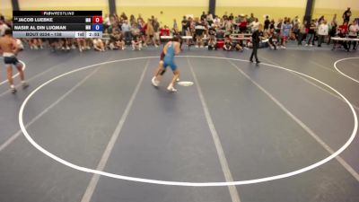 138 lbs Cons. Round 2 - Jacob Luebke, MN vs Nasir Al Din Luqman, MN