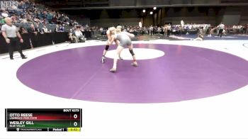 6A - 138 lbs Cons. Round 2 - Otto Reese, Lawrence-Free State vs Wesley Gill, Blue Valley