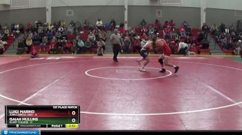 125 lbs Finals (2 Team) - Isaiah Mullins, Olivet College vs Luigi Marino, John Carroll Univ