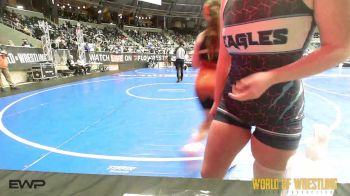 135 lbs Round Of 16 - Kourtney Kanallakan, Edwardsville Wrestling Club vs Emery Gibson, Seymour Youth Wrestling Club