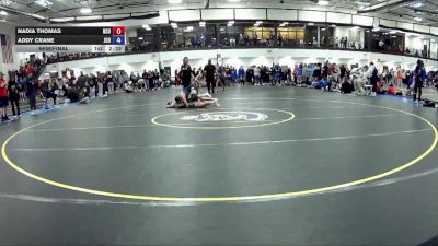 117 B Semifinal - Nadia Thomas, North Central University vs Addy Crane, John Carol University