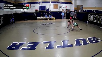 66-73 lbs Round 1 - Zoey Eicher, Phoenix WC vs Lennyx Fletcher, High Voltage Wrestling Club