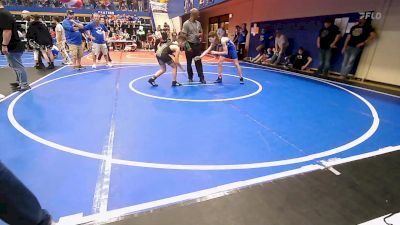 100 lbs Rr Rnd 3 - Ty Purcell, Vinita Kids Wrestling vs Mason Perry, Mcalester Youth Wrestling