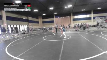 116 lbs Round Of 32 - Keikailani Mitchell, Temescal Canyon HS vs Brooklyn Imelli, Spanish Springs WC