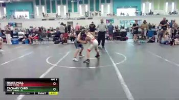 90 lbs Round 3 - Hayes Moll, Eagle Empire vs Zachary Caro, Eagle Empire