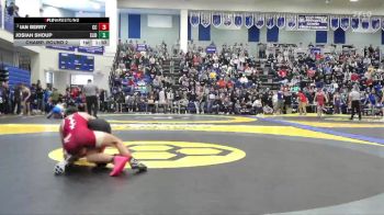 132 lbs Champ. Round 2 - Ian Berry, Columbia City vs Josiah Shoup, Elida