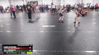 75 lbs Cons. Round 2 - Jaxen Bufford, White Knoll Youth Wrestling vs Guy Anderson, Carolina Reapers