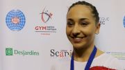 Talia Folino On Winning 1st AA & Excitement For Mihai Coming To Australia  - 2017 International Gymnix Challenge