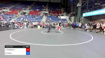 145 lbs Cons 64 #2 - Jack Probasco, Ohio vs Daishun Powe, Alabama