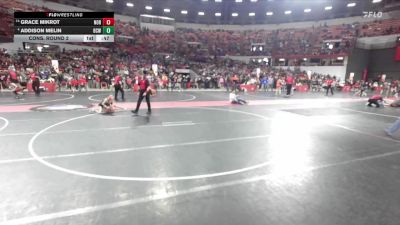 60 lbs Cons. Round 2 - Grace Mikrot, Northwestern vs Addison Melin, BCWC