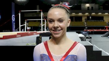 Maile O'Keefe On Competing For Team USA, Wearing Rio Leos, & Winning AA In International Debut - 2017 International Gymnix Junior Cup