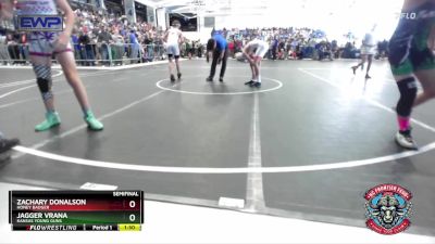 115 lbs Semifinal - Zachary Donalson, Honey Badger vs Jagger Vrana, Kansas Young Guns