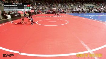 46 lbs Round Of 32 - Dakota Mendoza, MANTANONA-TC vs Rogan Rodriguez, Duran Elite
