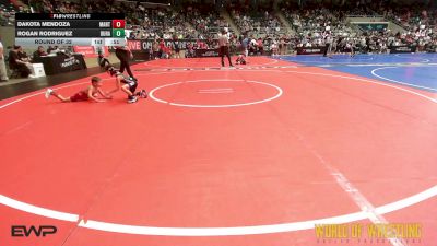 46 lbs Round Of 32 - Dakota Mendoza, MANTANONA-TC vs Rogan Rodriguez, Duran Elite
