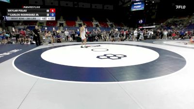 285 lbs Cons. Sub-quarters - Skylar Folau, OR vs Carlos Rodriguez Jr., SD