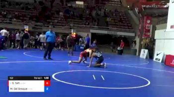 152 lbs Cons. Round 5 - Saleem Taft, Eastlake High School Wrestling vs Mark Del Bosque, Red Wave Wrestling