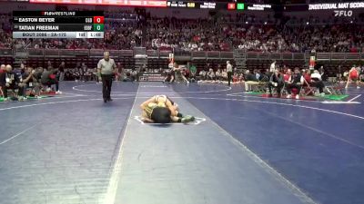 2A-175 lbs Champ. Round 1 - Easton Beyer, Clarion-Goldfield-Dows vs Tatian Freeman, Eddyville-Blakesburg-Fremont