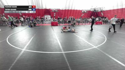 144 lbs Cons. Rd Of 16 - Parker Mann, Michigan Premier vs Taten Adams, Black Hills Wrestling Academy