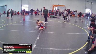 55 lbs Cons. Round 5 - Rhyker Haden, No Worries Academy vs Bryan Keut, Suplex City Raptors