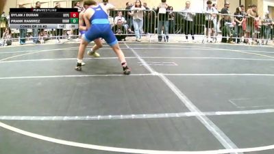 116 lbs Consi Of 16 #2 - Dylan J Duran, Hyperbolic vs Frank Ramirez, Brawley Wr Ac
