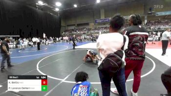 88 lbs Rr Rnd 1 - Kalisa Bettis, Knight Youth Wrestling vs Persayus Lorenzo DeHerrera, Duran Elite