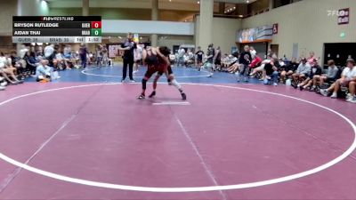 106 lbs Placement Matches (32 Team) - Aidan Thai, BRAWL Black vs Bryson Rutledge, Guerilla WC