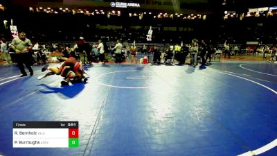 160 lbs Final - Preston Burroughs, Apex vs Ryder Bernholz, Yale Street