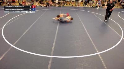 190 lbs Champ. Round 2 - Nicholas Ronchetti, IL vs Cameren Champagne, MN