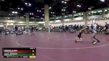 106 lbs Champ - Round 1 (16 Team) - Isiaih Johnson, Franklin Blue vs Tristan Vladic, Montana Senior