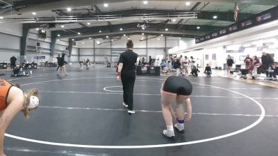 160 lbs Cons. Sub-semis - Leah Willard, University Of Jamestown vs Hallie Horine, Cowgirls Wrestling Club